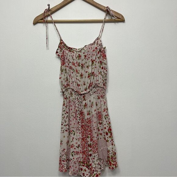 Zara Patchwork Print Short Jumpsuit Size XS - Picture 4 of 9